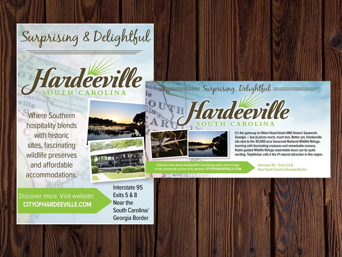Magazine ads for Hardeeville SC