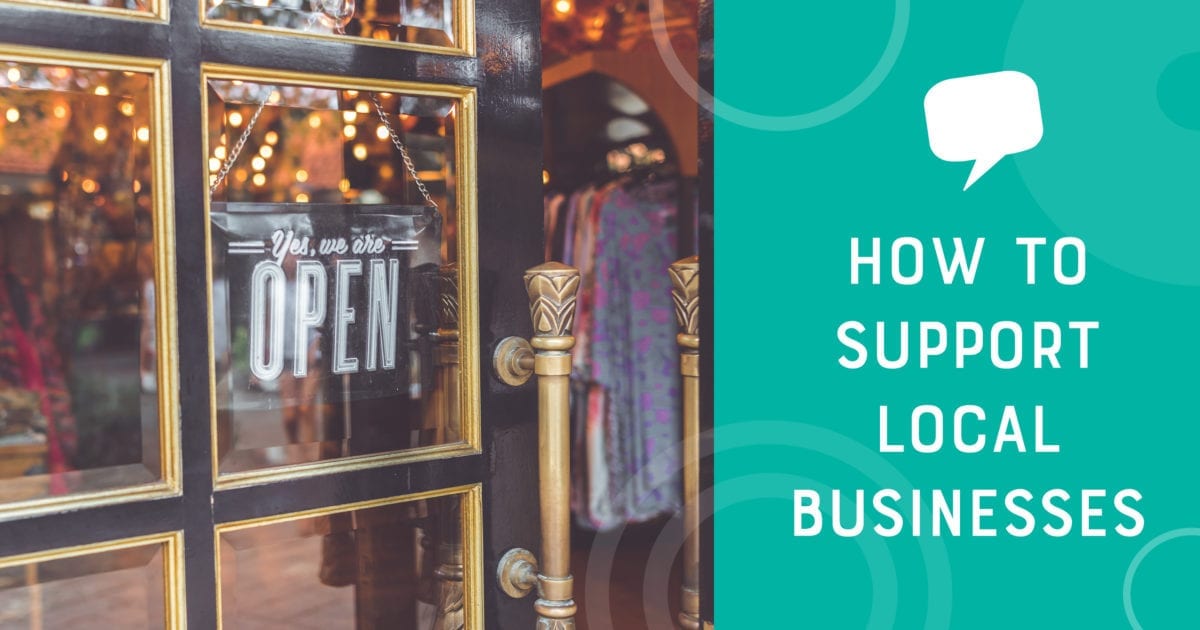 How to support a small business without buying anything